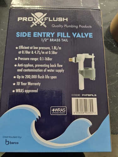 Toilet cistern fill valve side - toilet,