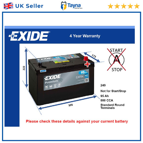 Battery fits mitsubishi pajero - fits,