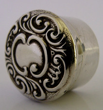 PRETTY STERLING SILVER PILL