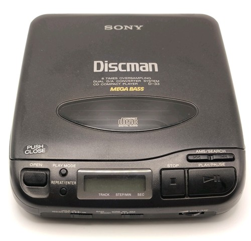 Sony discman cd - d-33,