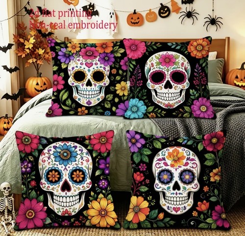 Pack sugar skull cushion - sugar,