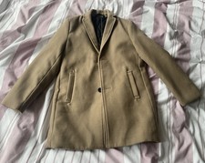 Boy Winter Coat Next Camel Colour Size 8 Year Used Good Condition