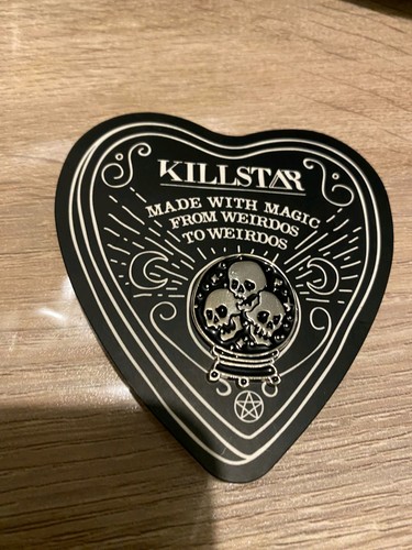Killstar badge pin brooch