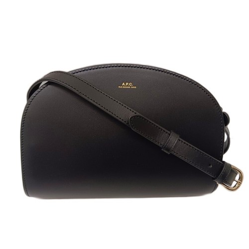 Demi lune black leather - a.p.c.,