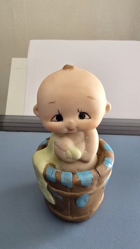 Kewpie bisque wooden - in,