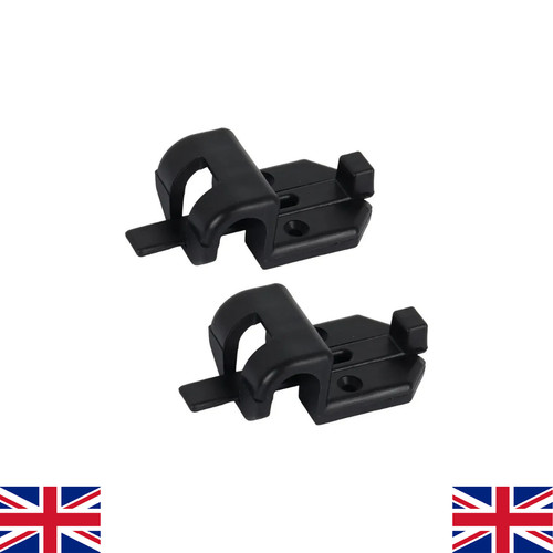 Black sliding table rail - black,