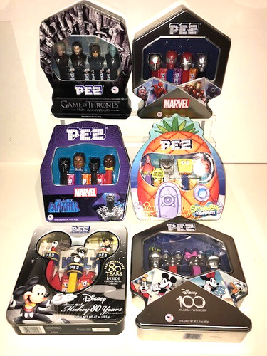 Lot pez dispenser sets in - dispenser,