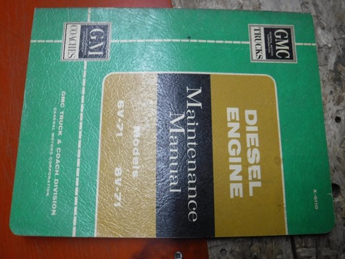 1961 gmc diesel engine models - engine,
