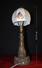 Cornish serpentine lamp
