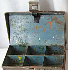 SPICE BOX ANTIQUE METAL