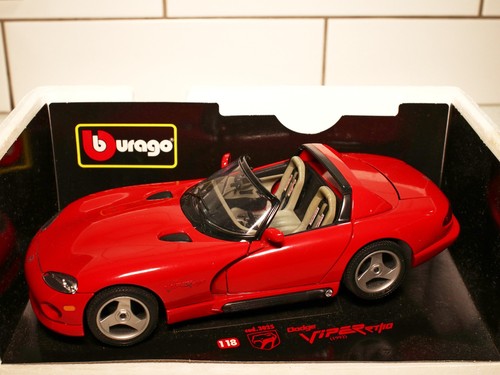 Burago dodge viper rt 10 - dodge, rt/10
