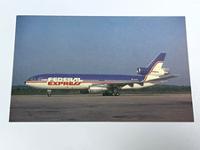 Aviation Airline Postcard FEDERAL EXPRESS  MCDONNELL DOUGLAS DC-10