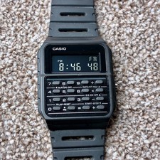 Casio CA-53W Men's Black Digital Watch with Calculator - Mens CA53W