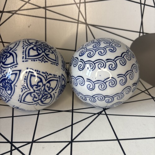 Ceramic blue white - blue,