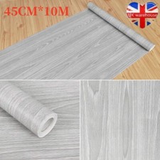 10M Grey Wood Grain Wallpaper
