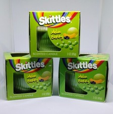 New Skittles Candles Lot of 3