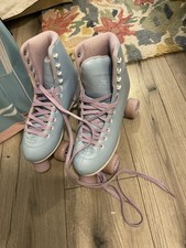 Rio Roller Skates Size 7 with Bag Quad Roller Skates Retro Vintage