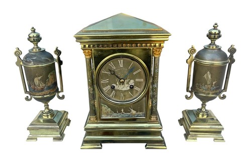 Antique french day mantel - antique,