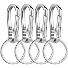 Metal keychain carabiner - metal,