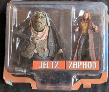 The Hitchhikers Guide To The Galaxy Jeltz & Zaphod Figures Reel Toys NECA N152