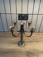 Silver Candelabra Candle Stick Holder For 5 Candles