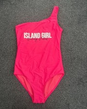 Girls Pink Swimming Costume