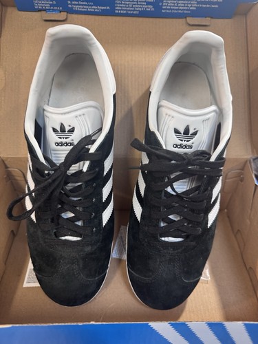 Mens adidas gazelles black - black, +
