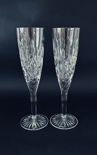 Stuart Crystal Tewkesbury Two Champagne Flutes