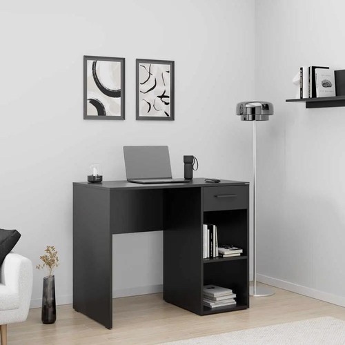 Anthracite grey study desk - anthracite,