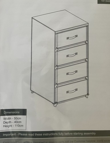 Home argos drawer - drawer, metal