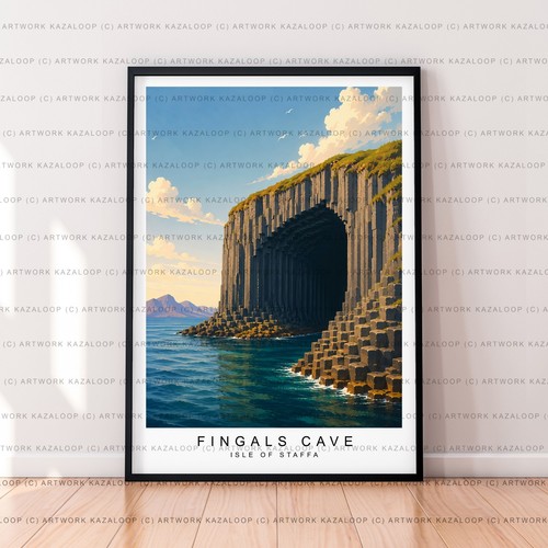 Fingals cave scotland coastal - fingals,