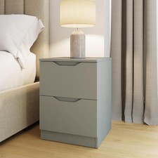 Matt Sage Green Bedside Table