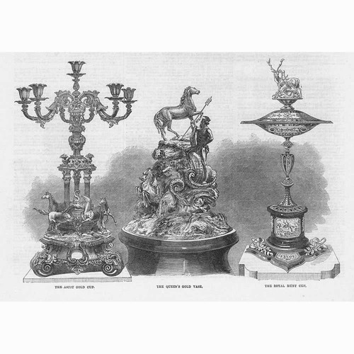 Horse racing ascot cups - cups, &