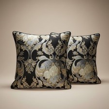 Luxury Throw Black Cushion