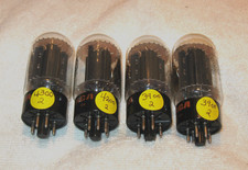 USED QUAD FOUR (4) RCA 6L6GC