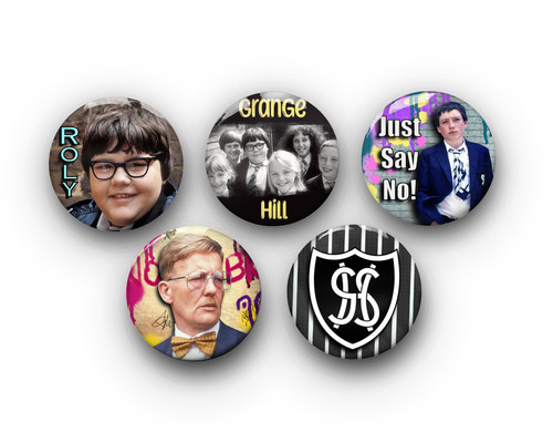Grange hill pin - grange, badges