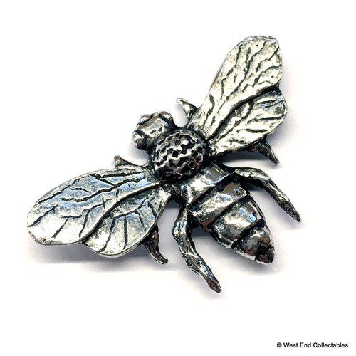 Honey bee pewter pin brooch - bee,
