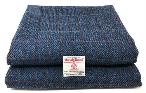 Harris tweed blue with - harris,