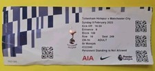 Spurs Man City 5/2/23 TICKET