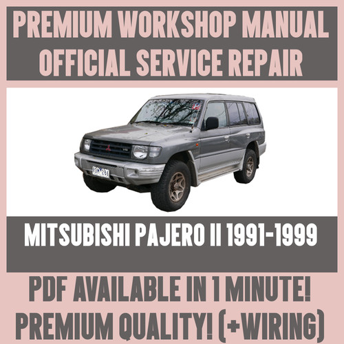 Workshop manual service and - service,