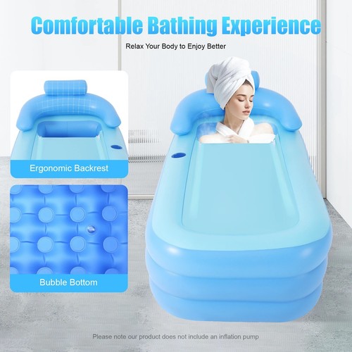Portable inflatable bathtub - portable,