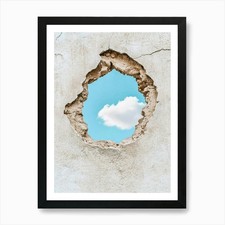 Hole In The Wall 1 Art Print Framed Wall Art Poster Canvas Print Picture