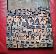 Wooden letterpress printers - wooden,