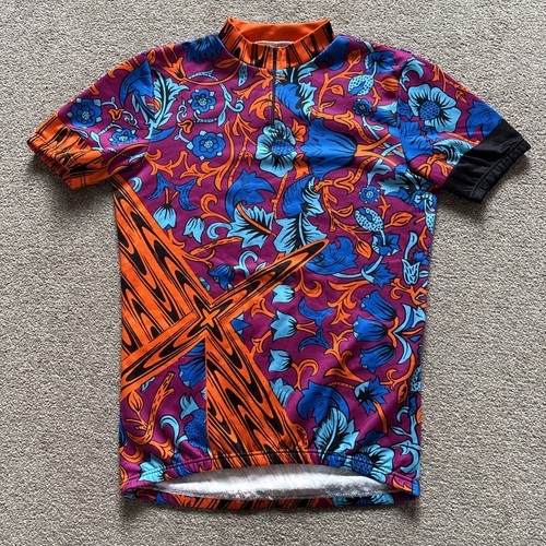 Floral cycling jersey - floral, size