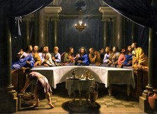 The Last Supper J. Champaigne Tile Mural Kitchen Wall Backsplash Marble Ceramic