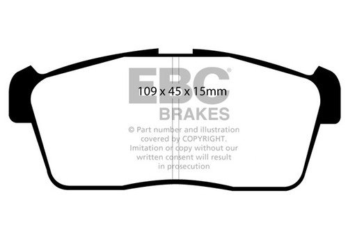 Ebc yellowstuff front - yellowstuff, brake