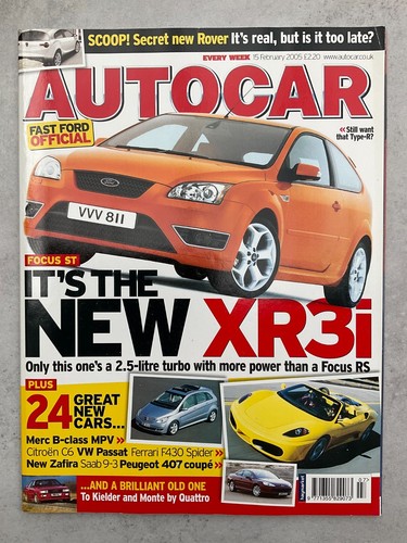 Autocar magazine 15 february - autocar,