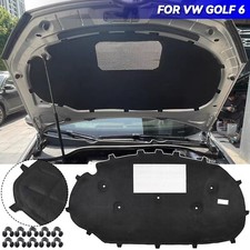 For VW Gol 6 Front Hood Engine Sound Insulation Pad Thermal Heat Sound  Deadener