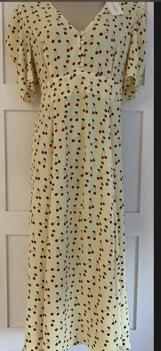 Ghost cherry print midi - m&s,