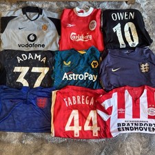 Football Shirts Job Lot x 9 Bundle